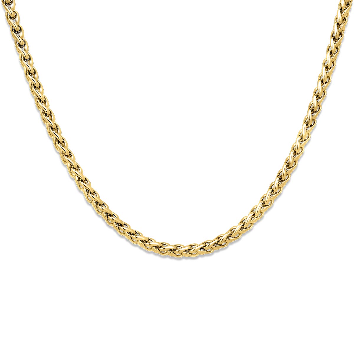 Genova Chain Gold 3MM Αλυσίδα λαιμού από ανοξείδωτο ατσάλι 316L